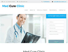 Tablet Screenshot of medcureclinic.com